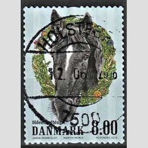 FRIM�RKER DANMARK | 2016 - AFA 1849 - G�rdens dyr - 8,00 Kr. hest - Pragt Stemplet