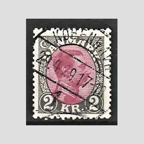 FRIMRKER DANMARK | 1925-26 - AFA 151 - Chr. X 2 Kr. gr/rdlilla - Lux Stemplet 