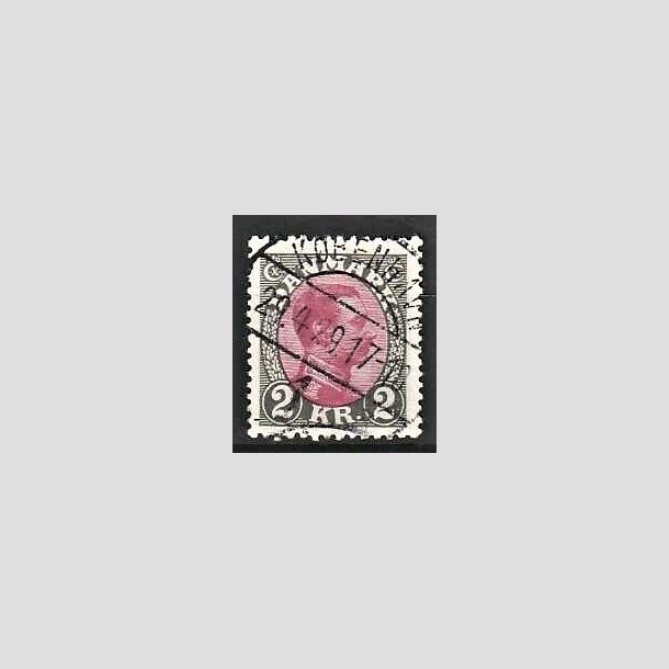 FRIMRKER DANMARK | 1925-26 - AFA 151 - Chr. X 2 Kr. gr/rdlilla - Lux Stemplet "KBENHAVN"