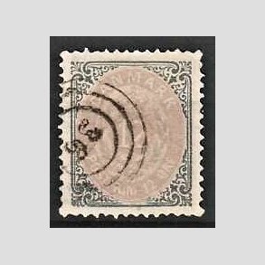 FRIM�RKER DANMARK | 1875 - AFA 26 - 12 �re gr�/violet - Stemplet