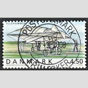 FRIM�RKER DANMARK | 2006 - AFA 1478 - Ellehammer - 4,50 Kr. flerfarvet - Pragt Stemplet 