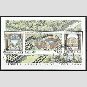 FRIM�RKER DANMARK | 2004 - AFA 1394 - Frederiksberg Slot - Kr. 15,25 Miniark - Pragt Stemplet