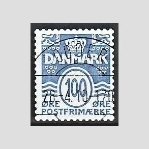FRIM�RKER DANMARK | 2005 - AFA 1446E - B�lgelinie - 100 �re bl� - Lux Stemplet