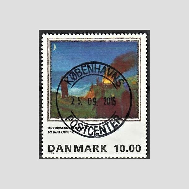 FRIMRKER DANMARK | 1995 - AFA 1099 - Maleriserie 8. - 10,00 Kr. Jens Sndergaard - Pragt Stemplet