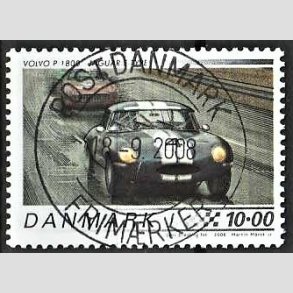 FRIM�RKER DANMARK | 2006 - AFA 1472 - Klassiske racerbiler - 10,00 Kr. Jaguar E - Pragt Stemplet