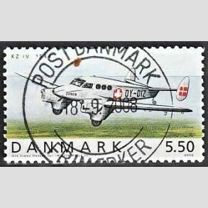 FRIM�RKER DANMARK | 2006 - AFA 1480 - Ellehammer - 5,50 Kr. flerfarvet - Pragt Stemplet 