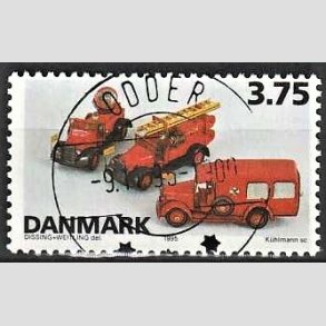 FRIM�RKER DANMARK | 1995 - AFA 1103 - Dansk leget�j - 3,75 Kr. flerfarvet - Pragt Stemplet Odder