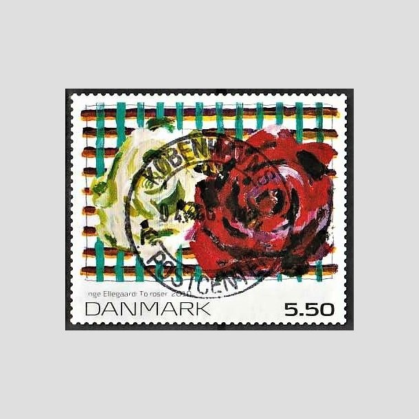 FRIMRKER DANMARK | 2010 - AFA 1630E - Frimrkekunst 14. - 5,50 Kr. flerfarvet - Pragt Stemplet 