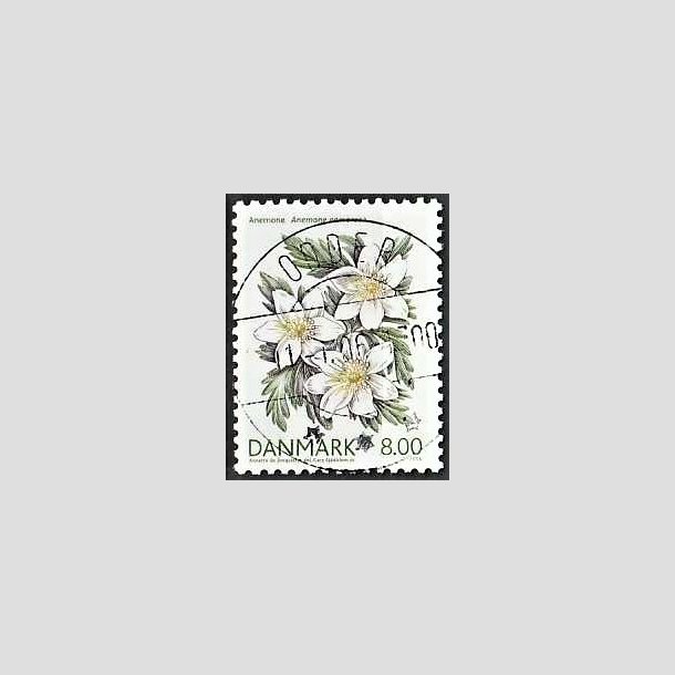 FRIMRKER DANMARK | 2006 - AFA 1458 - Forrsblomster - 8,00 Kr. anemone - Pragt Stemplet Odder