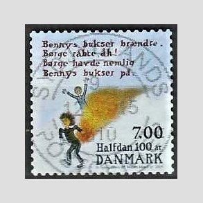 FRIM�RKER DANMARK | 2015 - AFA 1803 - Halfdan Rasmussen - 7,00 Kr. flerfarvet - Pragt Stemplet