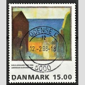 FRIMRKER DANMARK | 1995 - AFA 1100 - Maleriserie 8. - 15,00 Kr. - Pragt Stemplet