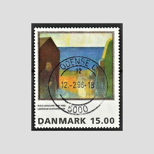 FRIMRKER DANMARK | 1995 - AFA 1100 - Maleriserie 8. - 15,00 Kr. - Pragt Stemplet