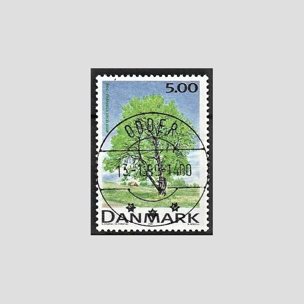 FRIMRKER DANMARK | 1999 - AFA 1197 - Danske lvtrer - 5,00 Kr. flerfarvet - Pragt Stemplet Odder (Udsgt kvalitet)