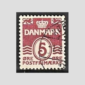 FRIMRKER DANMARK | 1938 - AFA 246x - Blgelinie 5 re vinrd VARIANT 