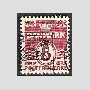 FRIMRKER DANMARK | 1938 - AFA 246x - Blgelinie 5 re vinrd VARIANT 