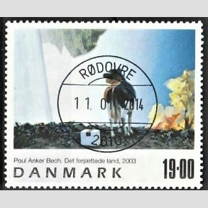FRIMRKER DANMARK | 2003 - AFA 1362 - Frimrkekunst 6. - 19,00 Kr. Poul Anker Bech - Pragt Stemplet