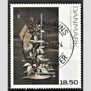 FRIMRKER DANMARK | 2010 - AFA 1631E - Frimrkekunst 14. - 18,50 Kr. flerfarvet - Pragt Stemplet