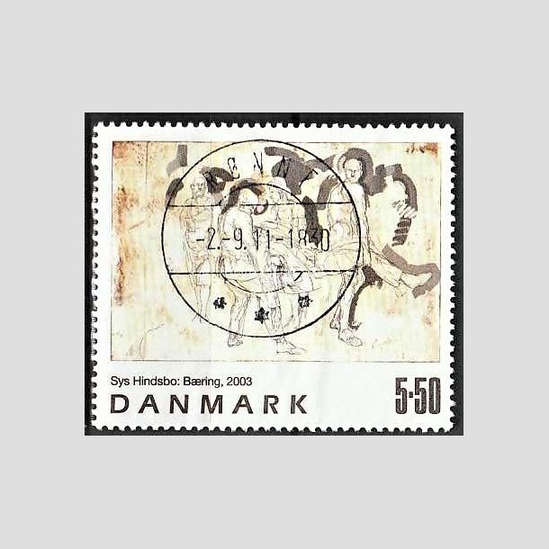 FRIMRKER DANMARK | 2003 - AFA 1361 - Frimrkekunst 6. - 5,50 Kr. Sys Hindsbo - Pragt Stemplet Rnne