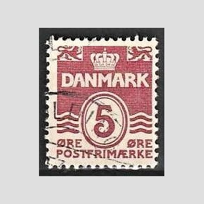 FRIMRKER DANMARK | 1938 - AFA 246x - Blgelinie 5 re vinrd VARIANT 