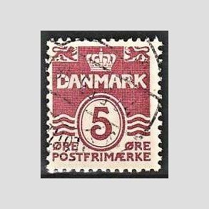 FRIMRKER DANMARK | 1938 - AFA 246x - Blgelinie 5 re vinrd VARIANT 