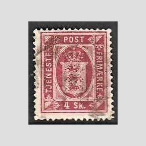 FRIMRKER DANMARK | 1871 - AFA 2 - 4 Skilling - Stemplet