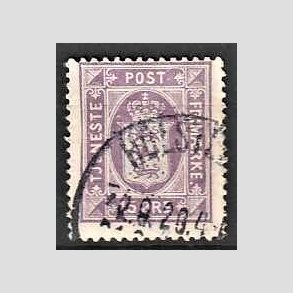 FRIMRKER DANMARK | 1914-20 - AFA 16 - 15 re lilla - Stemplet