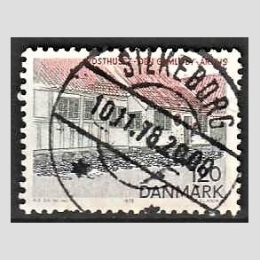 FRIM�RKER DANMARK | 1978 - AFA 661 - Midtjylland - 120 �re flerfarvet - Pragt Stemplet Silkeborg