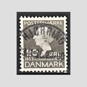 FRIM�RKER DANMARK | 1935 - AFA 227 - H. C. Andersen 20 �re gr� - Lux Stemplet Hj�rring