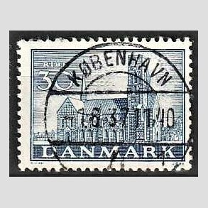 FRIM�RKER DANMARK | 1936 - AFA 233 - Reformationen 30 �re bl� - Lux Stemplet K�benhavn