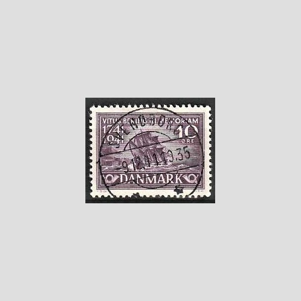 FRIMRKER DANMARK | 1941 - AFA 270 - Vitus Bering 10 re violet - Lux Stemplet Svendborg