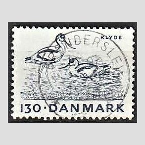 FRIM�RKER DANMARK | 1975 - AFA 603 - Truede dyr - 130 �re bl� - Lux Stemplet Br�nderslev