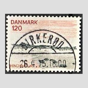 FRIM�RKER DANMARK | 1974 - AFA 570 - Fyn - 120 �re flerfarvet - Pragt Stemplet Birker�d