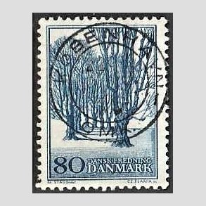 FRIM�RKER DANMARK | 1966 - AFA 446 - Holte All� - 80 �re bl� - Lux Stemplet