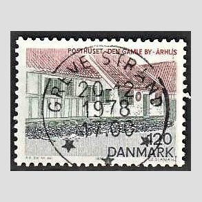 FRIM�RKER DANMARK | 1978 - AFA 661 - Midtjylland - 120 �re flerfarvet - Pragt Stemplet 