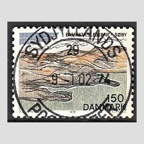 FRIM�RKER DANMARK | 1978 - AFA 662 - Midtjylland - 150 �re flerfarvet - Pragt Stemplet