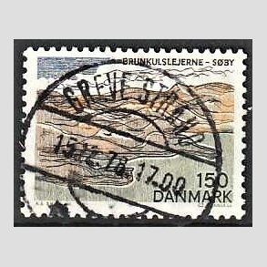 FRIM�RKER DANMARK | 1978 - AFA 662 - Midtjylland - 150 �re flerfarvet - Pragt Stemplet
