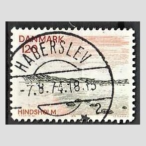 FRIM�RKER DANMARK | 1974 - AFA 570 - Fyn - 120 �re flerfarvet - Pragt Stemplet Haderslev