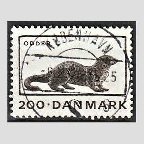 FRIM�RKER DANMARK | 1975 - AFA 604 - Truede dyr - 200 �re brun - Pragt Stemplet K�benhavn