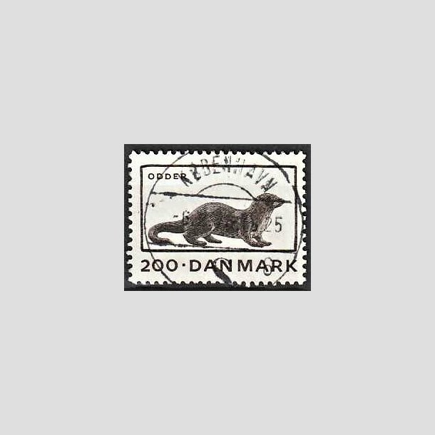 FRIMRKER DANMARK | 1975 - AFA 604 - Truede dyr - 200 re brun - Pragt Stemplet Kbenhavn