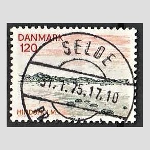 FRIM�RKER DANMARK | 1974 - AFA 570 - Fyn - 120 �re flerfarvet - Pragt Stemplet Selde