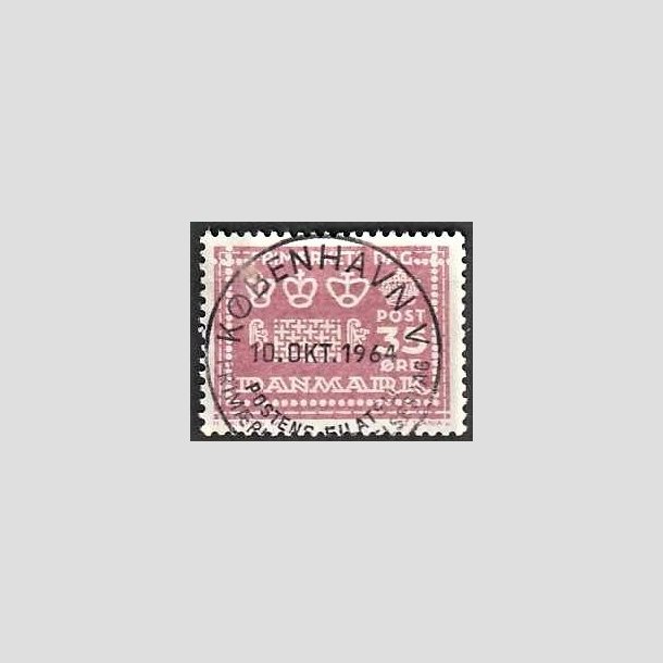 FRIMRKER DANMARK | 1964 - AFA 427 - Frimrkets dag 25 r - 35 re rosalilla - Pragt Stemplet 