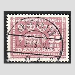 FRIM�RKER DANMARK | 1964 - AFA 427 - Frim�rkets dag 25 �r - 35 �re rosalilla - Pragt Stemplet K�benhavn