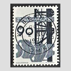 FRIM�RKER DANMARK | 1968 - AFA 476 - Danmarks industri - 90 �re bl� - Pragt Stemplet