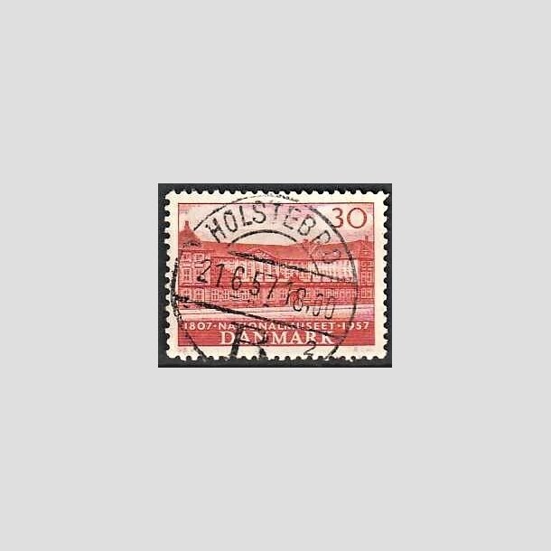 FRIMRKER DANMARK | 1957 - AFA 370 - Nationalmuseets 150 r - 30 re rd - Pragt Stemplet Holstebro