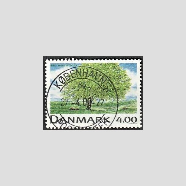 FRIMRKER DANMARK | 1999 - AFA 1196 - Danske lvtrer - 4,00 Kr. flerfarvet - Pragt Stemplet