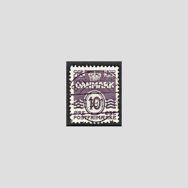 FRIMRKER DANMARK | 1938 - AFA 248 - Blgelinie 10 re violet type II - Lux Stemplet 