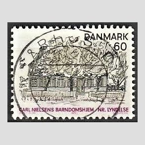 FRIM�RKER DANMARK | 1974 - AFA 567 - Landsdelsserie Fyn - 60 �re flerfarvet - Lux Stemplet