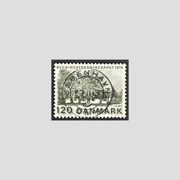 FRIMRKER DANMARK | 1975 - AFA 592 - Bygningsfredning - 120 re grn - Pragt Stemplet Kbenhavn