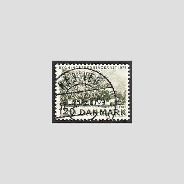 FRIMRKER DANMARK | 1975 - AFA 592 - Bygningsfredning - 120 re grn - Pragt Stemplet Nstved