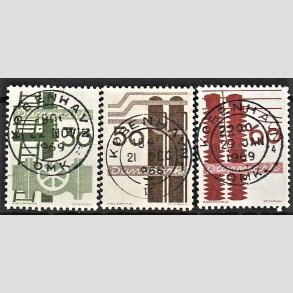 FRIM�RKER DANMARK | 1968 - AFA 473-75 - Danmarks industri - 30-60 �re - Lux Stemplet